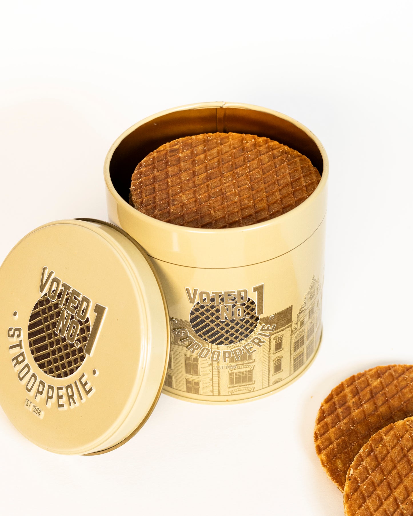 Lacto & Gluten-free Stroopwafels Original Stroopperie Tin